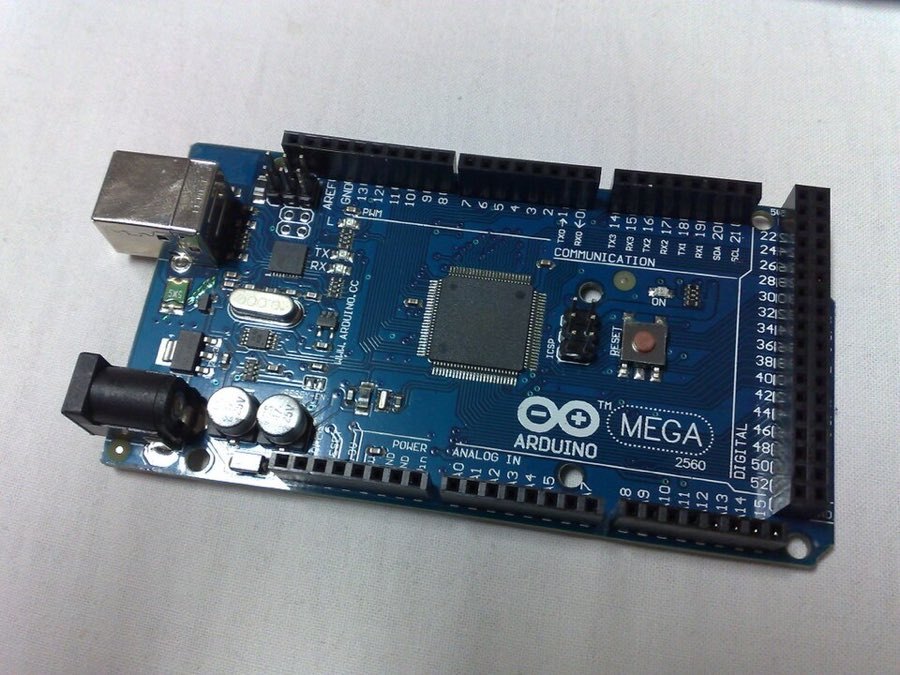 Arduino Mega 2560 bord van bovenaf